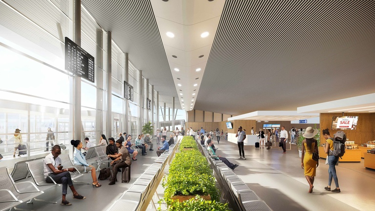 drlw - Lauréat Concours . Réhabilitation-extension de l'Aéroport International de Cayenne Félix-Éboué . Matoury (973)