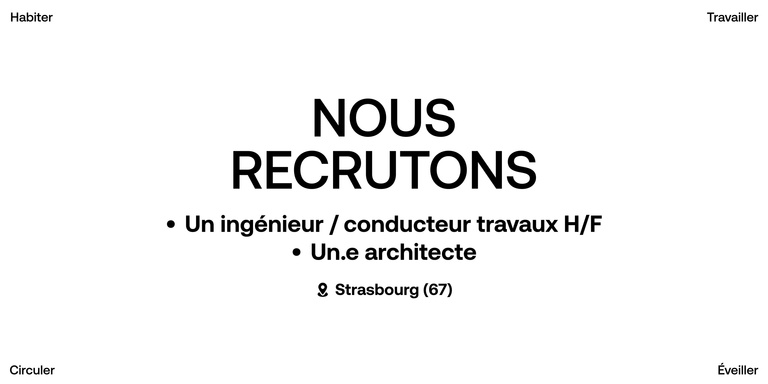 drlw - Nous recrutons . Agence de Strasbourg (67)