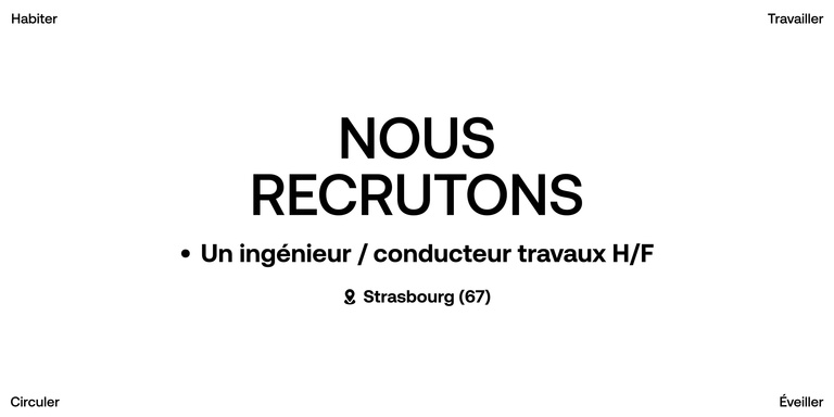 drlw - Nous recrutons . Agence de Strasbourg (67)